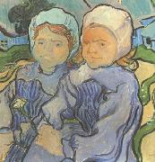 Vincent Van Gogh Two Children (nn04) oil painting